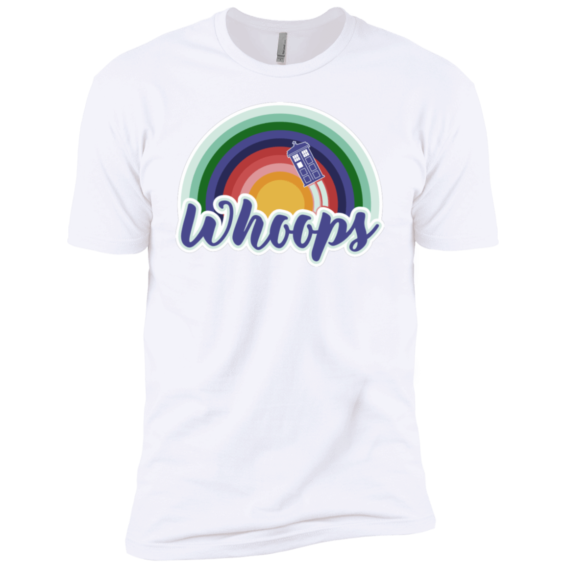 T-Shirts White / X-Small 13th Doctor Retro Whoops Men's Premium T-Shirt