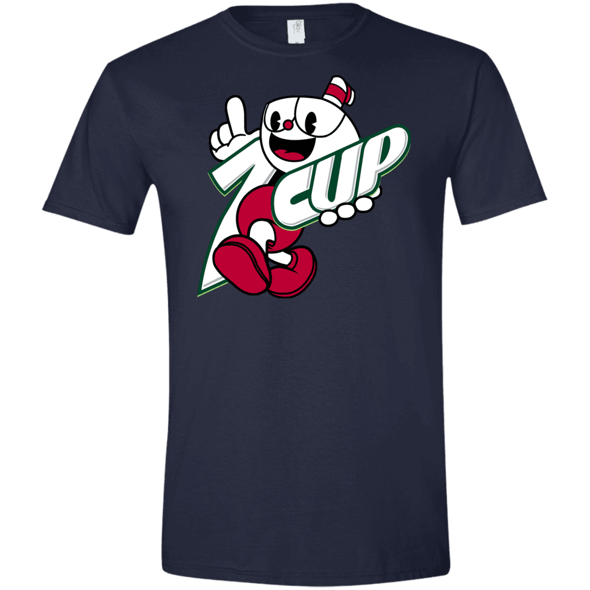 T-Shirts Navy / X-Small 1cup Men's Semi-Fitted Softstyle