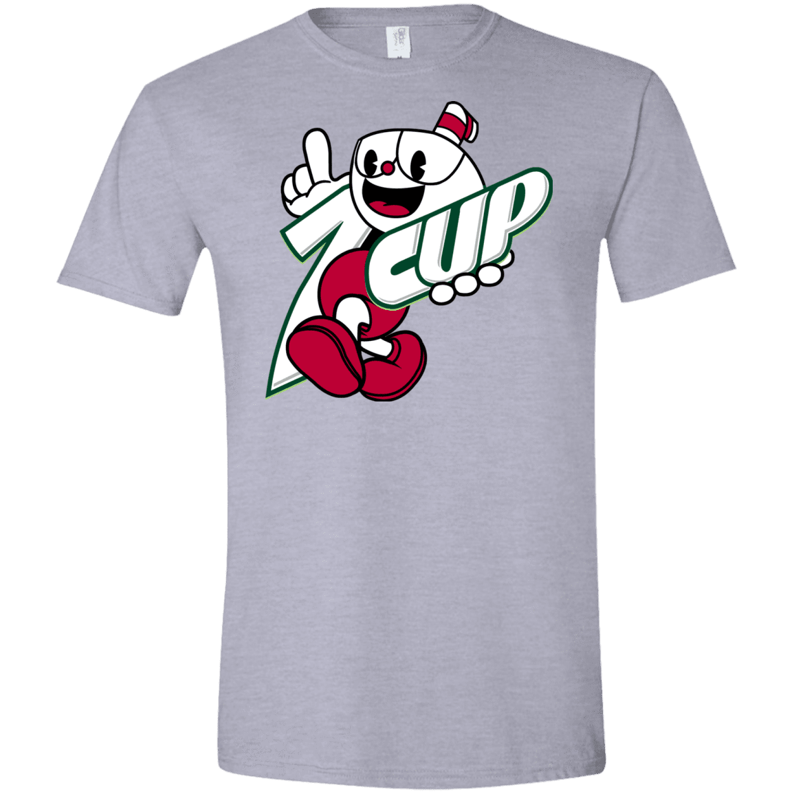 T-Shirts Sport Grey / X-Small 1cup Men's Semi-Fitted Softstyle