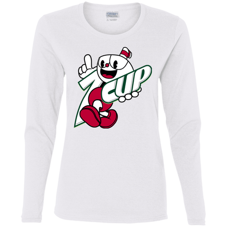 T-Shirts White / S 1cup Women's Long Sleeve T-Shirt