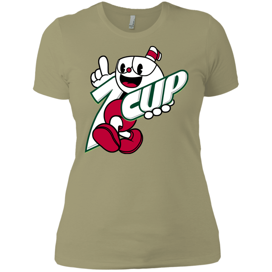 T-Shirts Light Olive / X-Small 1cup Women's Premium T-Shirt