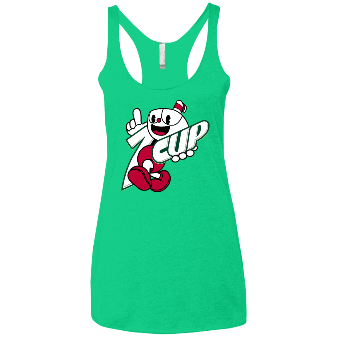 1cup Women's Triblend Racerback Tank