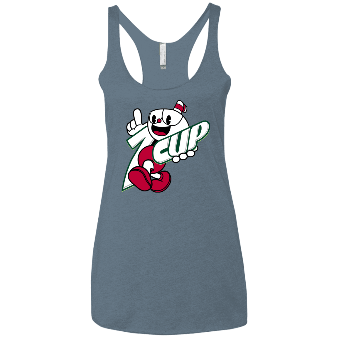 1cup Women's Triblend Racerback Tank