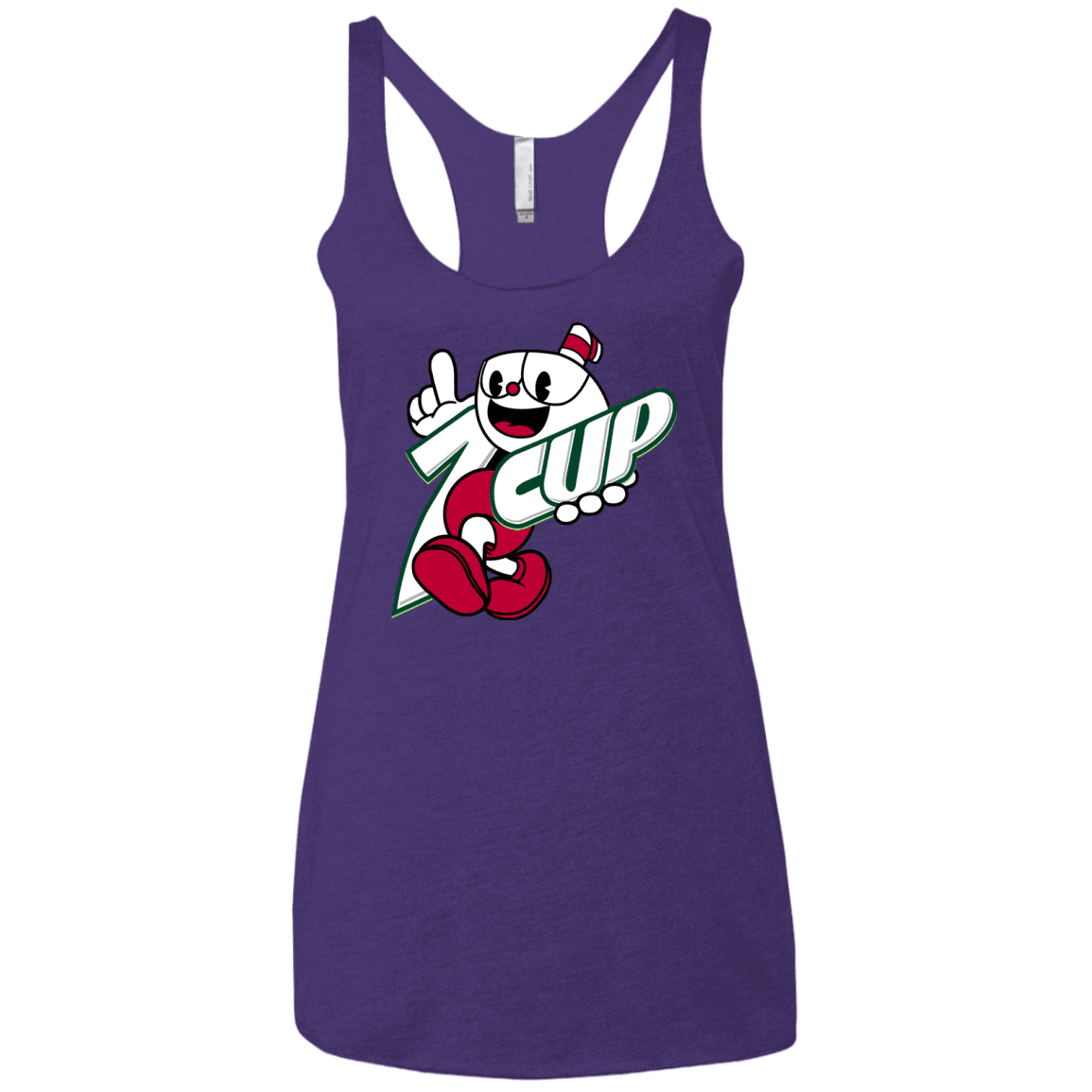 1cup Women's Triblend Racerback Tank