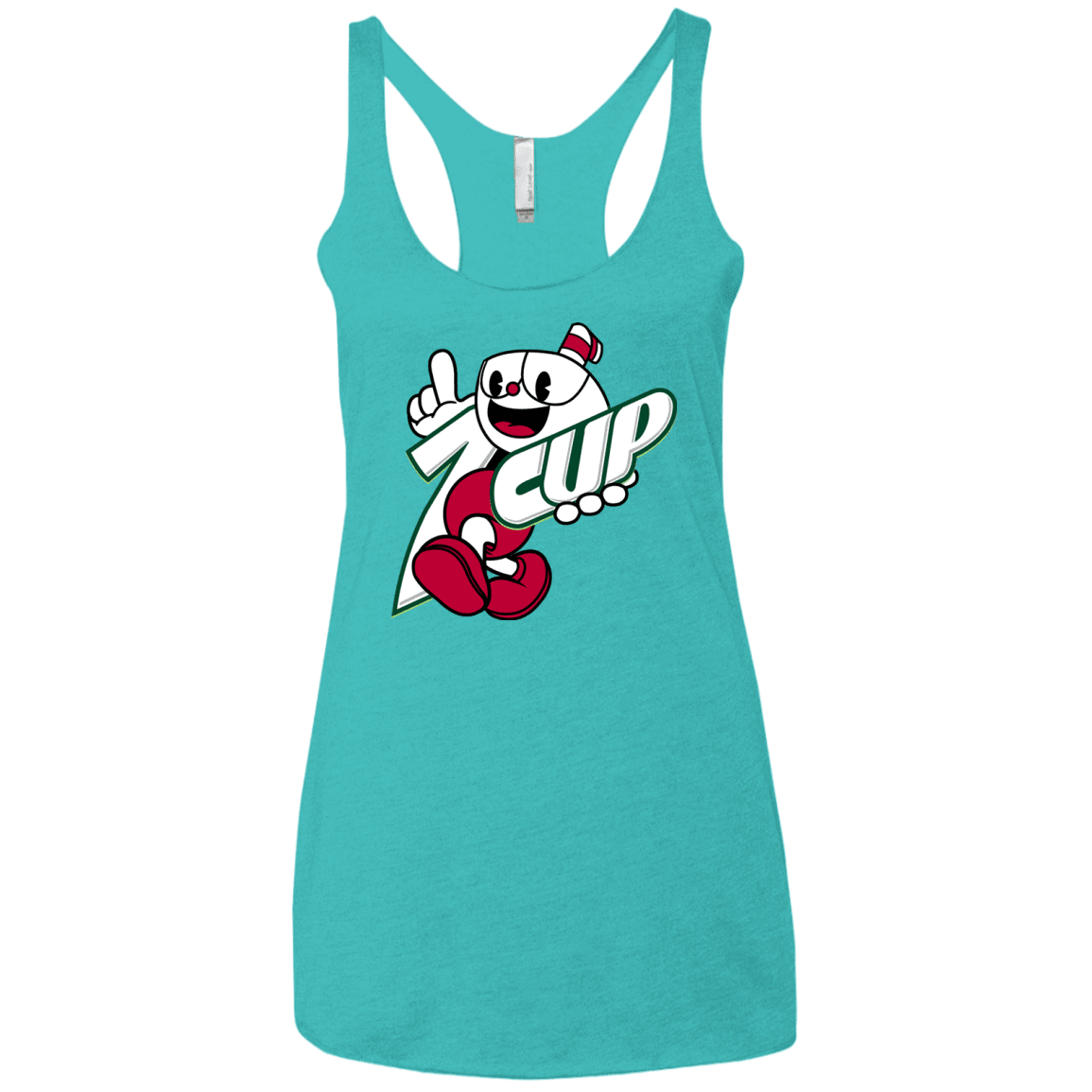 1cup Women's Triblend Racerback Tank