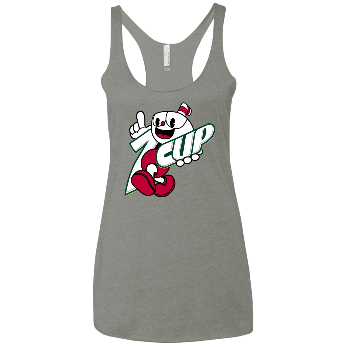 1cup Women's Triblend Racerback Tank