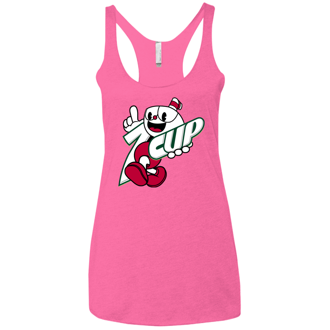 1cup Women's Triblend Racerback Tank