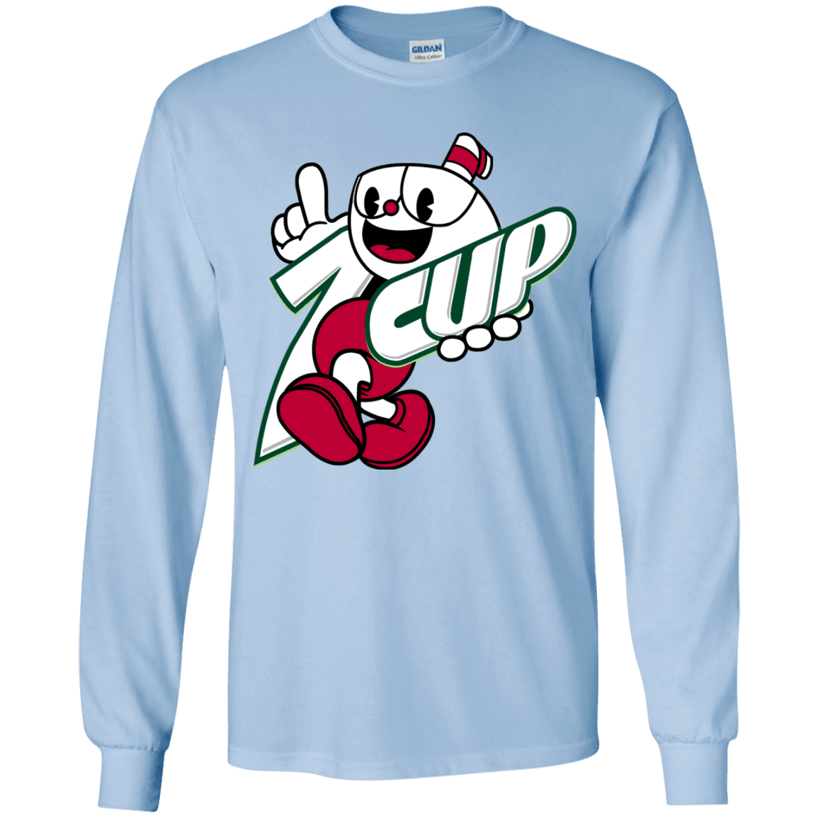 T-Shirts Light Blue / YS 1cup Youth Long Sleeve T-Shirt