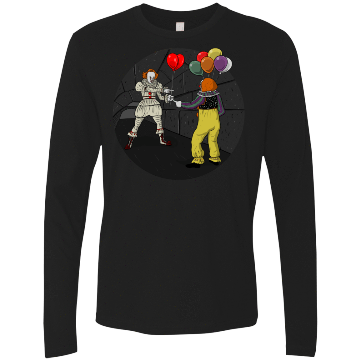 T-Shirts Black / S 2 Pennywise Men's Premium Long Sleeve