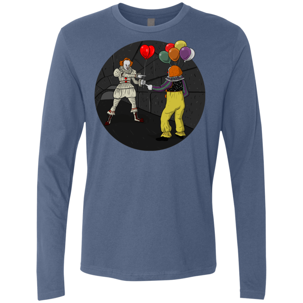 T-Shirts Indigo / S 2 Pennywise Men's Premium Long Sleeve