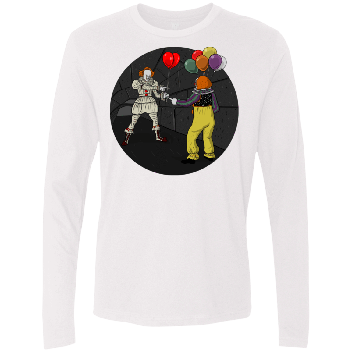 T-Shirts White / S 2 Pennywise Men's Premium Long Sleeve