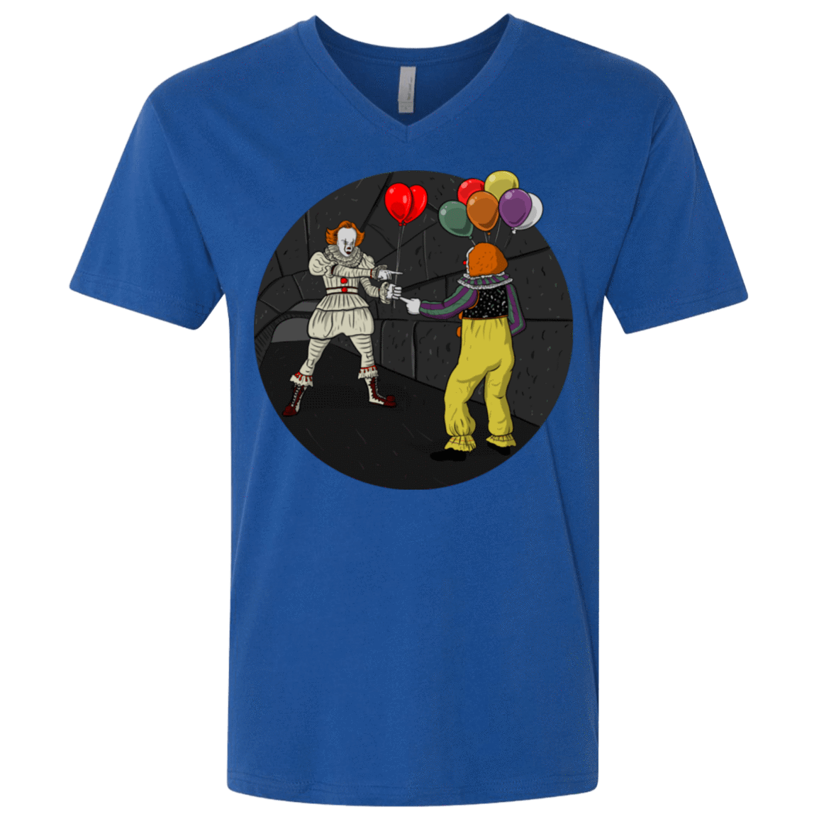 T-Shirts Royal / X-Small 2 Pennywise Men's Premium V-Neck