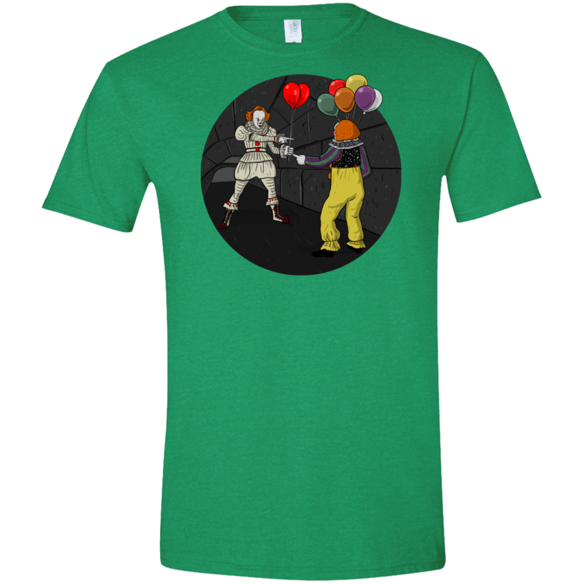 T-Shirts Heather Irish Green / S 2 Pennywise Men's Semi-Fitted Softstyle