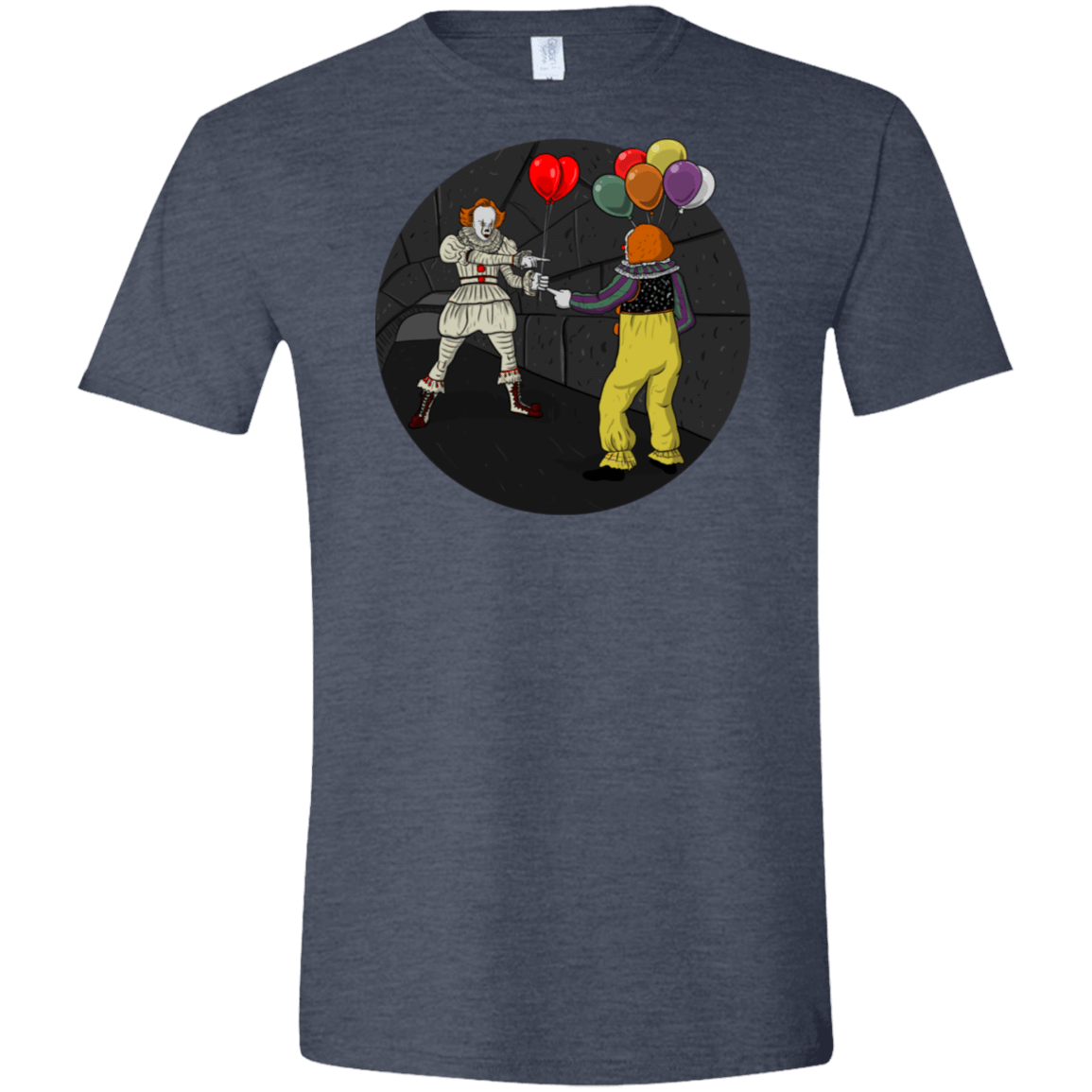 T-Shirts Heather Navy / S 2 Pennywise Men's Semi-Fitted Softstyle