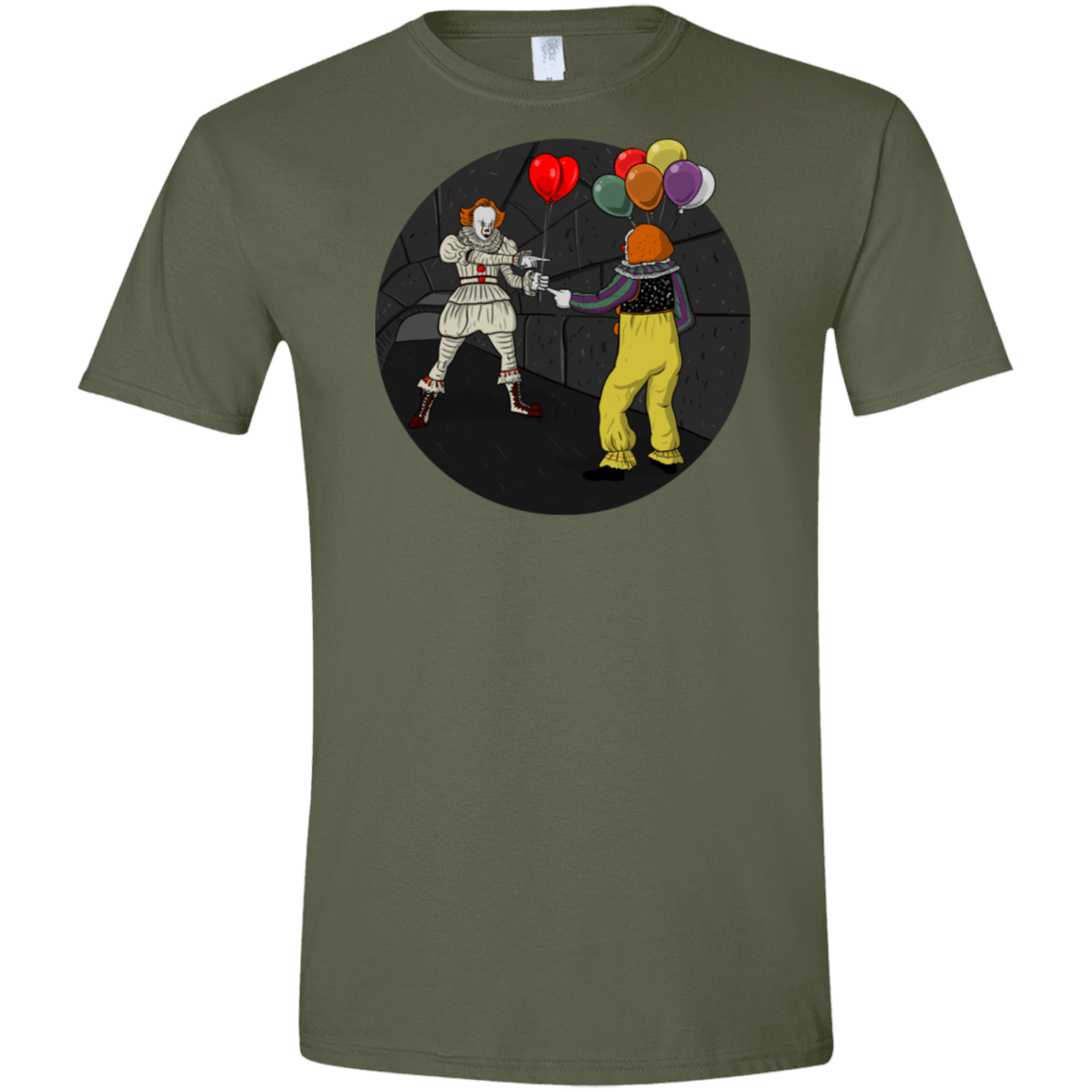 T-Shirts Military Green / S 2 Pennywise Men's Semi-Fitted Softstyle