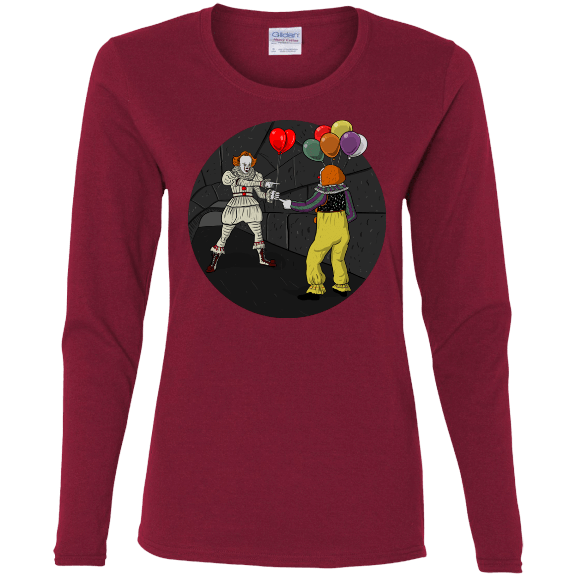 T-Shirts Cardinal / S 2 Pennywise Women's Long Sleeve T-Shirt