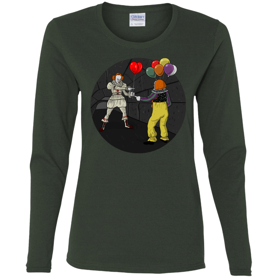 T-Shirts Forest / S 2 Pennywise Women's Long Sleeve T-Shirt