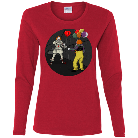 T-Shirts Red / S 2 Pennywise Women's Long Sleeve T-Shirt