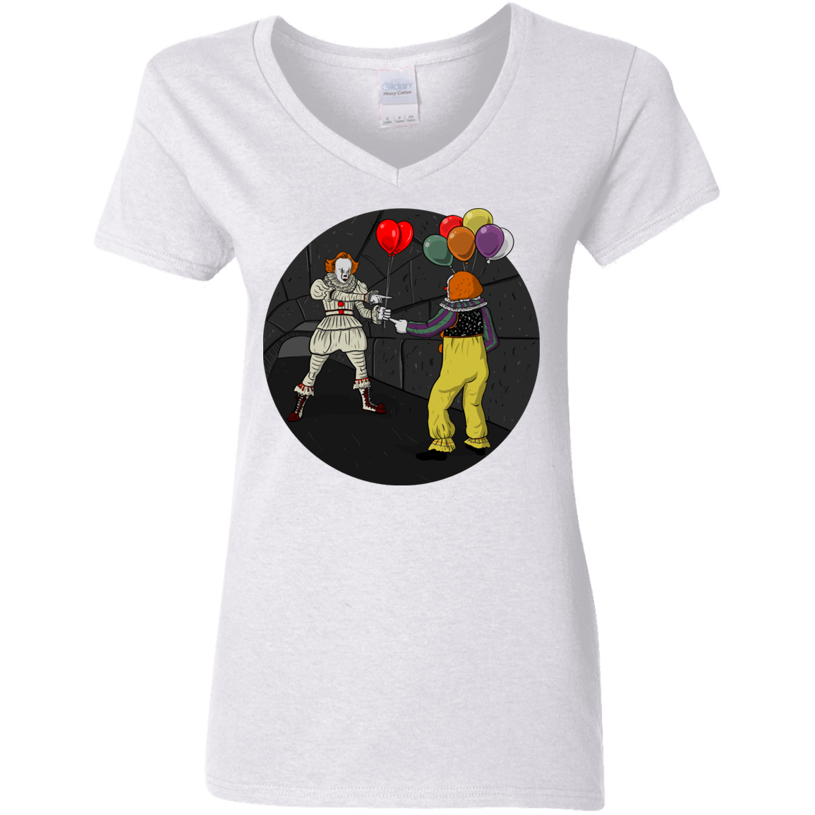 T-Shirts White / S 2 Pennywise Women's V-Neck T-Shirt