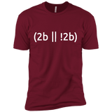 T-Shirts Cardinal / X-Small 2b Or Not 2b Men's Premium T-Shirt