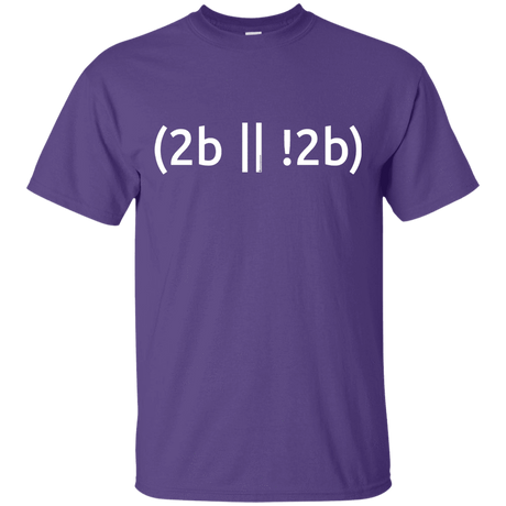T-Shirts Purple / Small 2b Or Not 2b T-Shirt