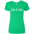 T-Shirts Envy / Small 2b Or Not 2b Women's Triblend T-Shirt
