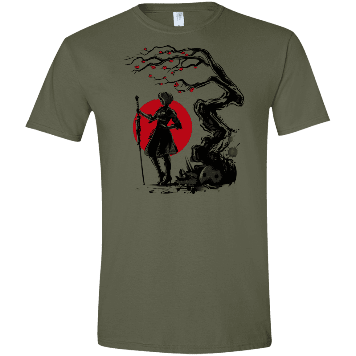 T-Shirts Military Green / S 2B Under the Sun Men's Semi-Fitted Softstyle