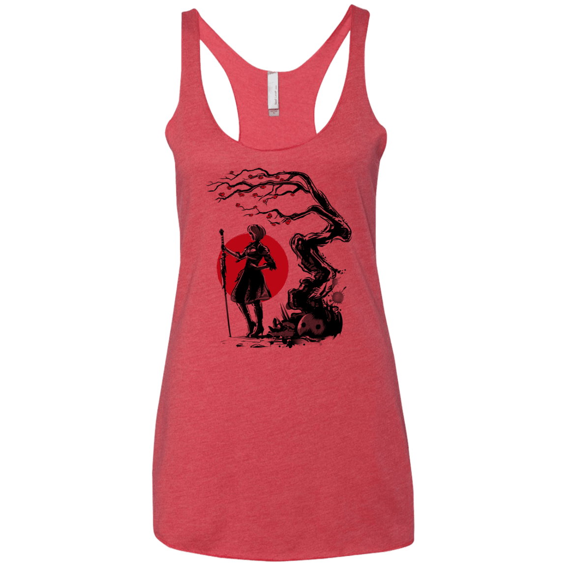 T-Shirts Vintage Red / X-Small 2B Under the Sun Women's Triblend Racerback Tank