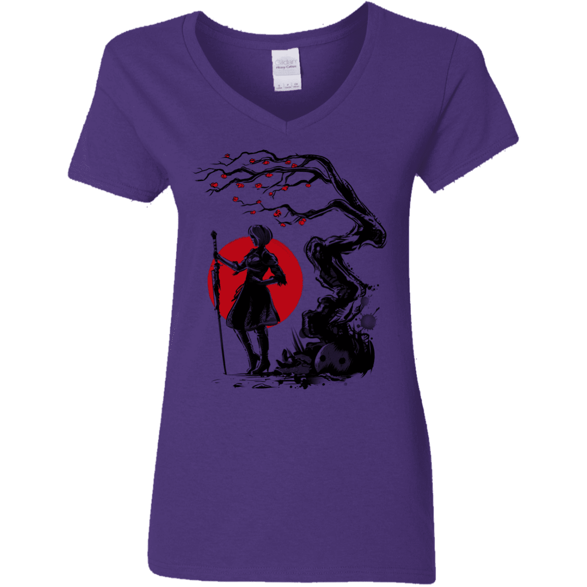 T-Shirts Purple / S 2B Under the Sun Women's V-Neck T-Shirt