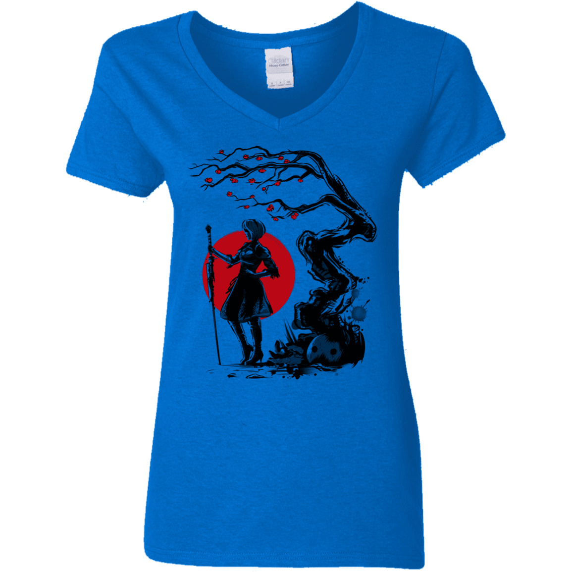 T-Shirts Royal / S 2B Under the Sun Women's V-Neck T-Shirt