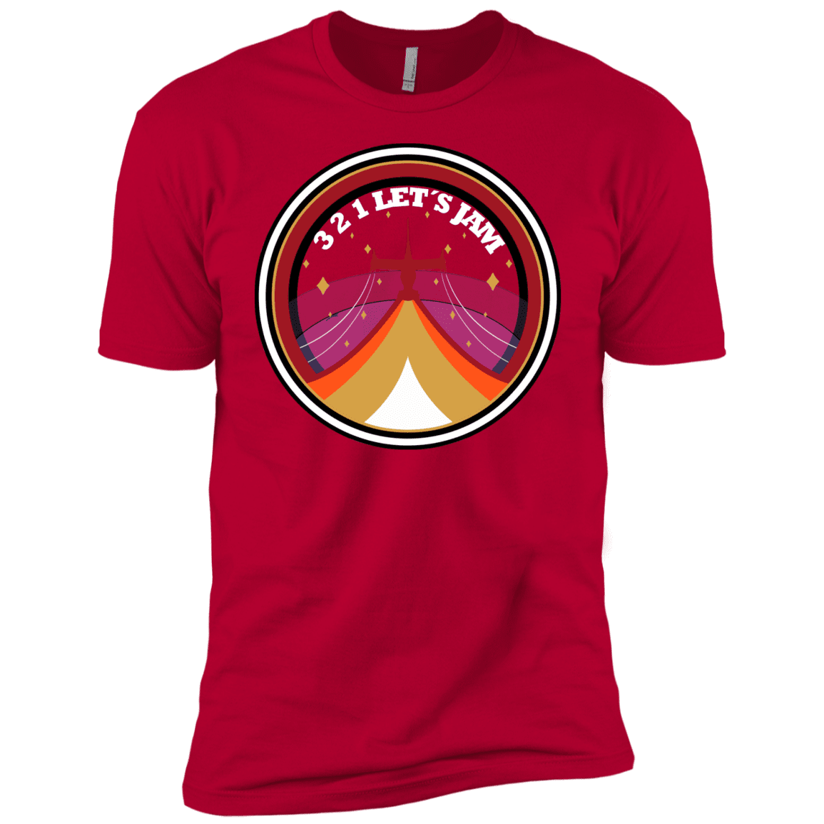 T-Shirts Red / YXS 3 2 1 Lets Jam Boys Premium T-Shirt