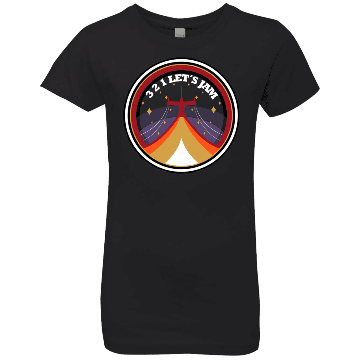 T-Shirts Black / YXS 3 2 1 Lets Jam Girls Premium T-Shirt