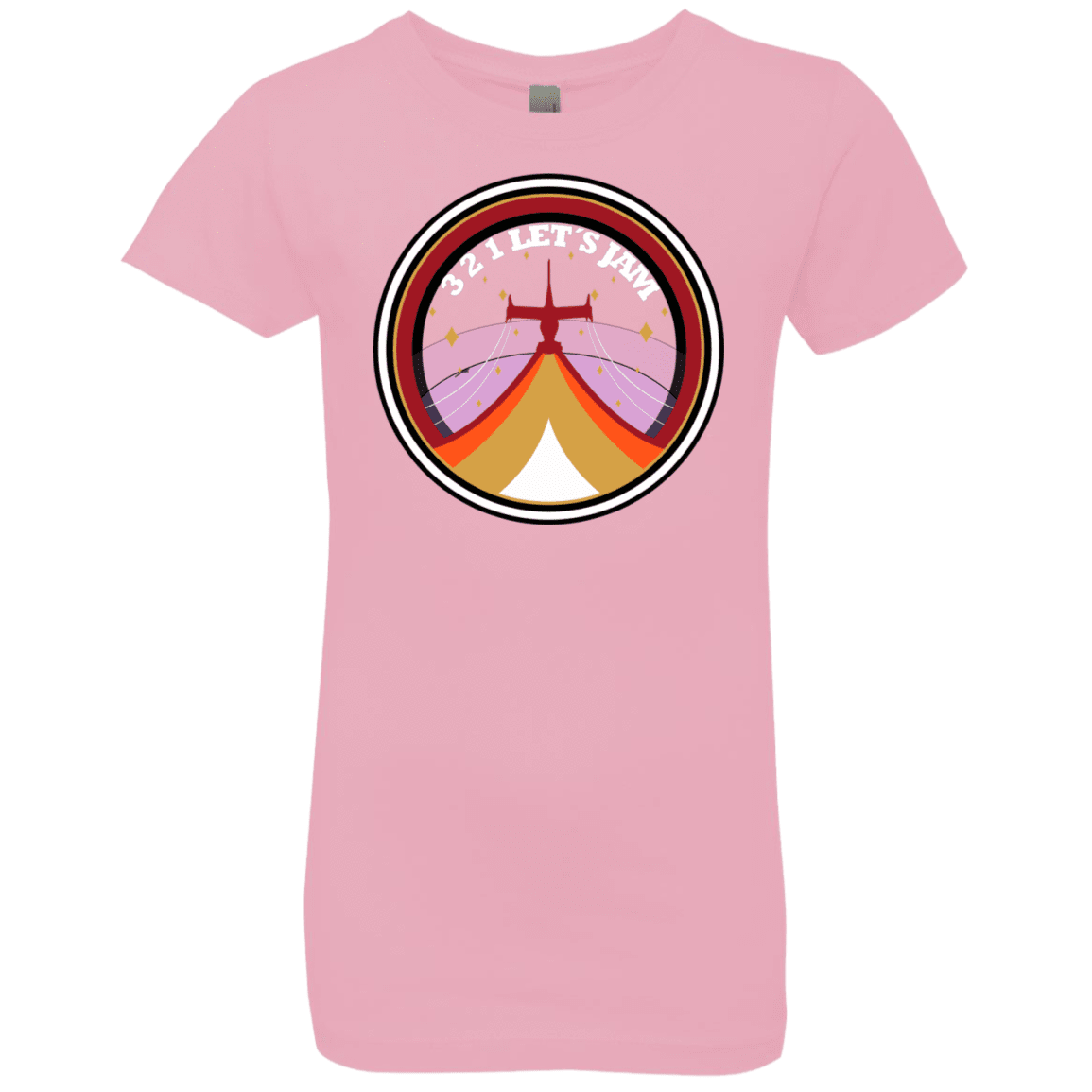 T-Shirts Light Pink / YXS 3 2 1 Lets Jam Girls Premium T-Shirt
