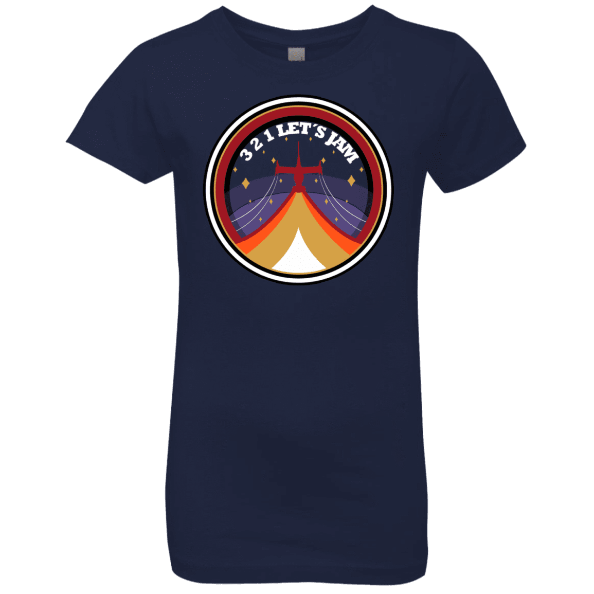 T-Shirts Midnight Navy / YXS 3 2 1 Lets Jam Girls Premium T-Shirt