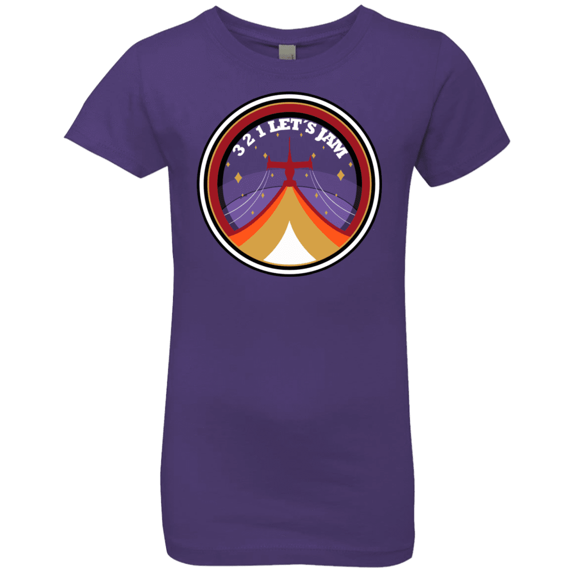 T-Shirts Purple Rush / YXS 3 2 1 Lets Jam Girls Premium T-Shirt