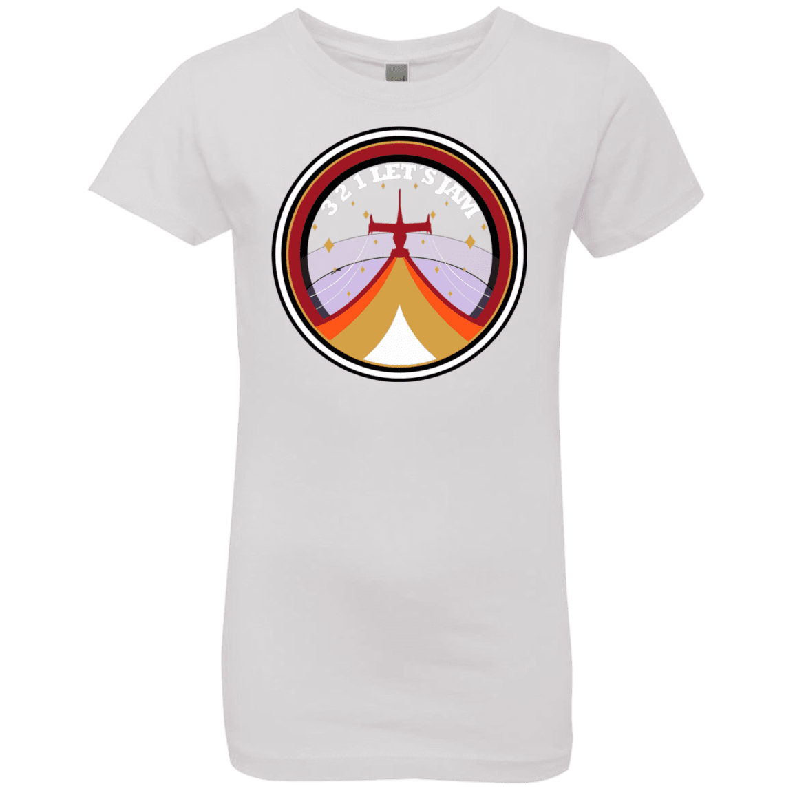 T-Shirts White / YXS 3 2 1 Lets Jam Girls Premium T-Shirt