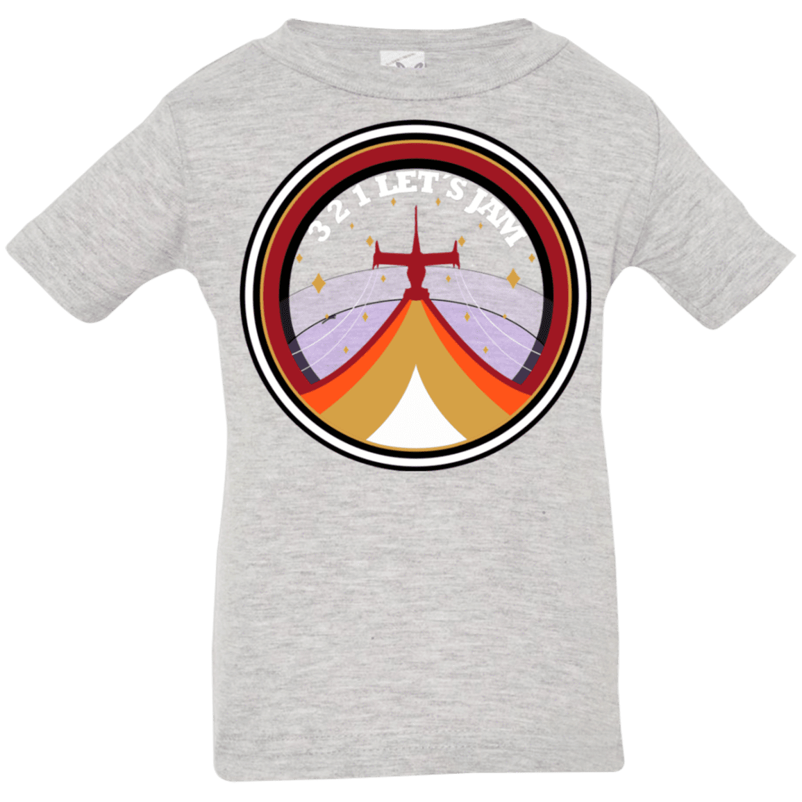 T-Shirts Heather Grey / 6 Months 3 2 1 Lets Jam Infant Premium T-Shirt