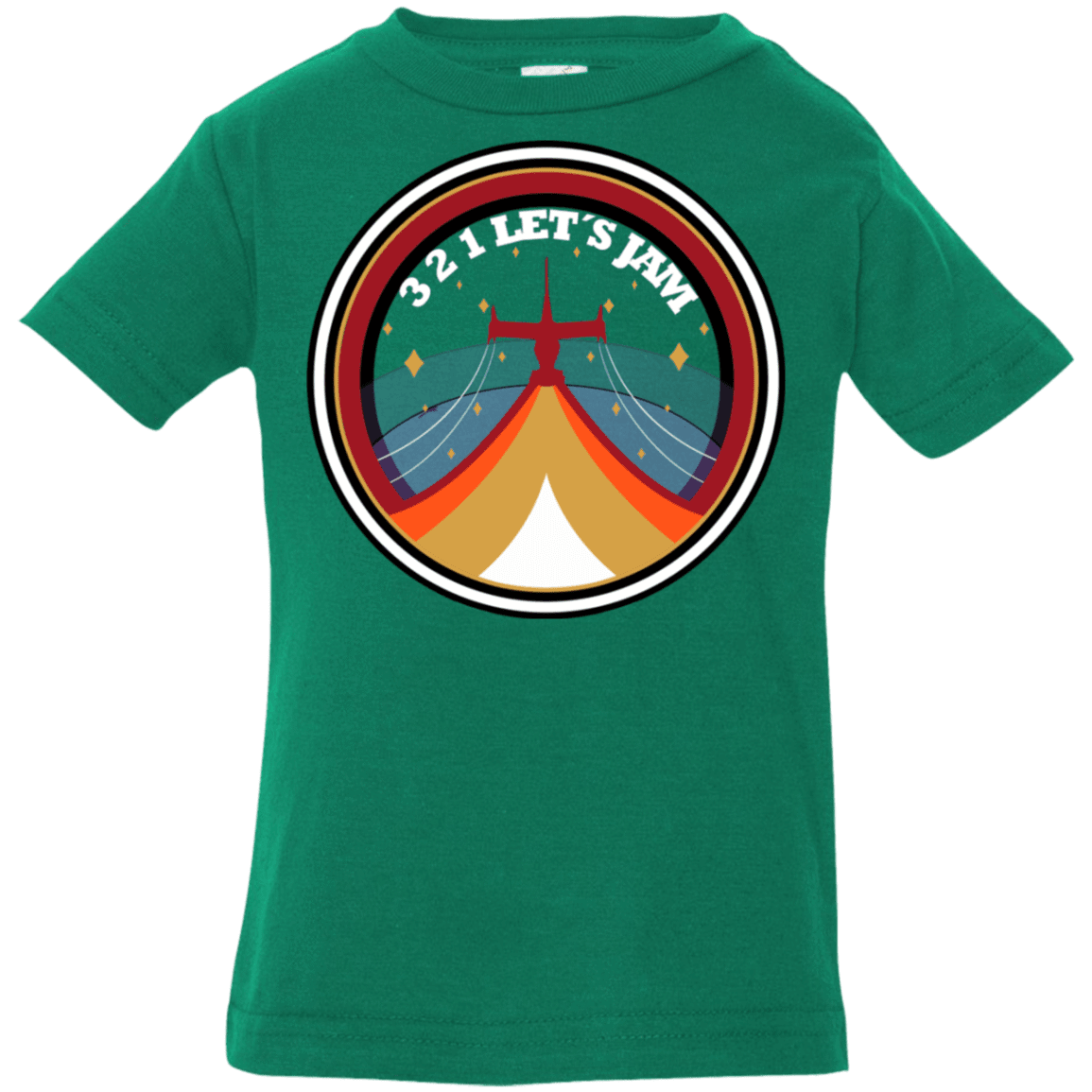 T-Shirts Kelly / 6 Months 3 2 1 Lets Jam Infant Premium T-Shirt