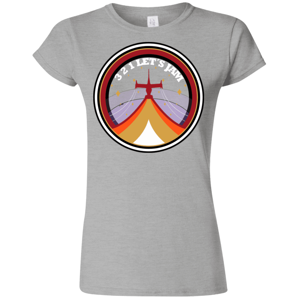 T-Shirts Sport Grey / S 3 2 1 Lets Jam Junior Slimmer-Fit T-Shirt