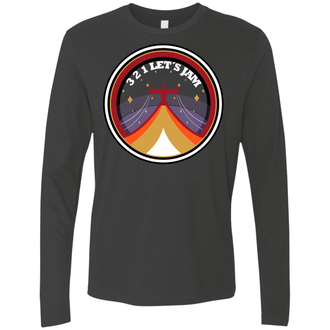 T-Shirts Heavy Metal / S 3 2 1 Lets Jam Men's Premium Long Sleeve