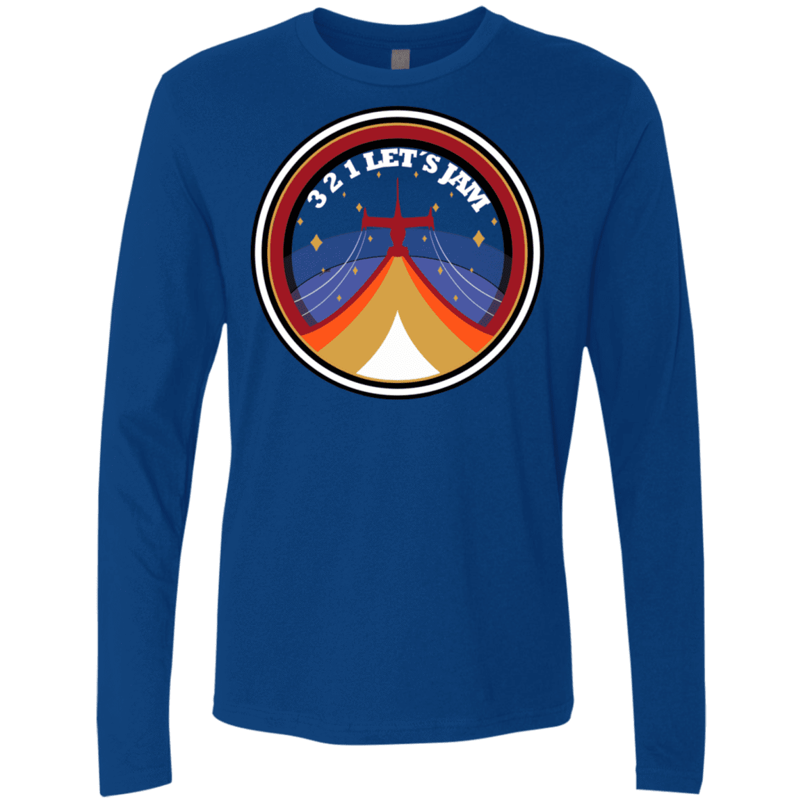 T-Shirts Royal / S 3 2 1 Lets Jam Men's Premium Long Sleeve