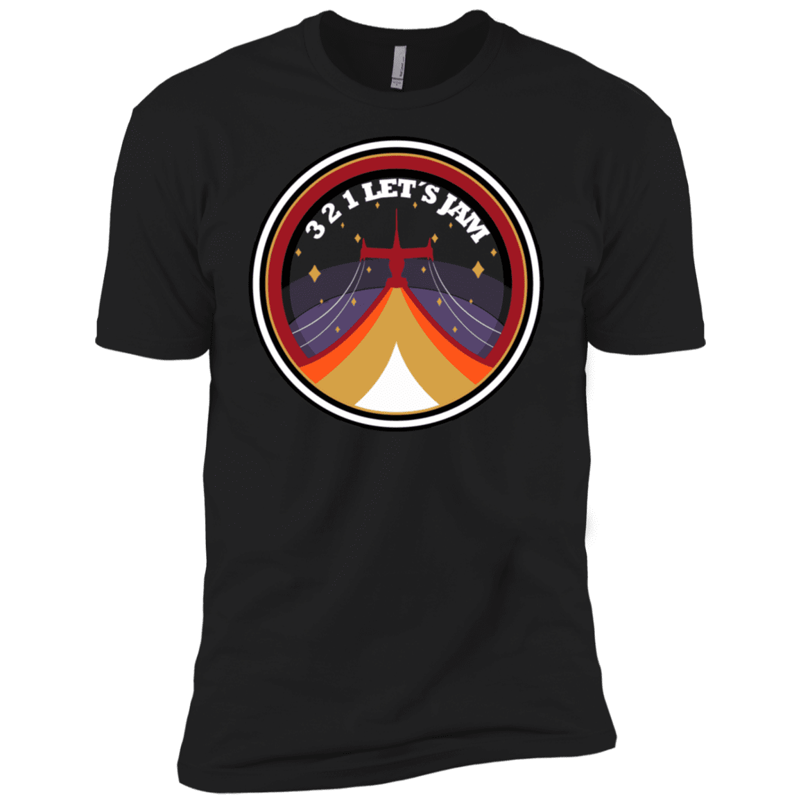 T-Shirts Black / X-Small 3 2 1 Lets Jam Men's Premium T-Shirt