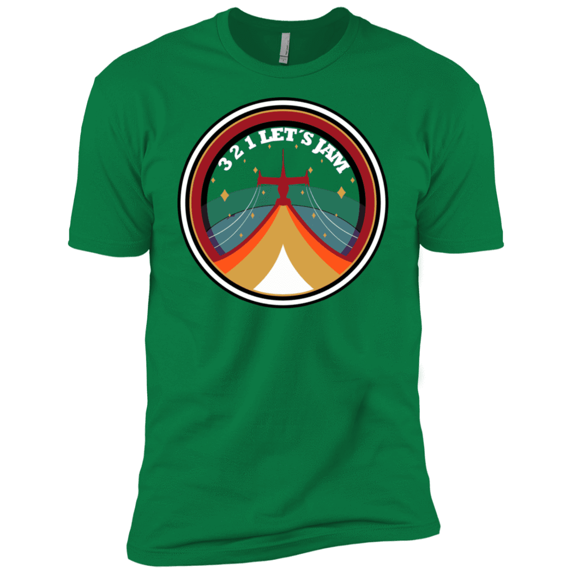 T-Shirts Kelly Green / X-Small 3 2 1 Lets Jam Men's Premium T-Shirt