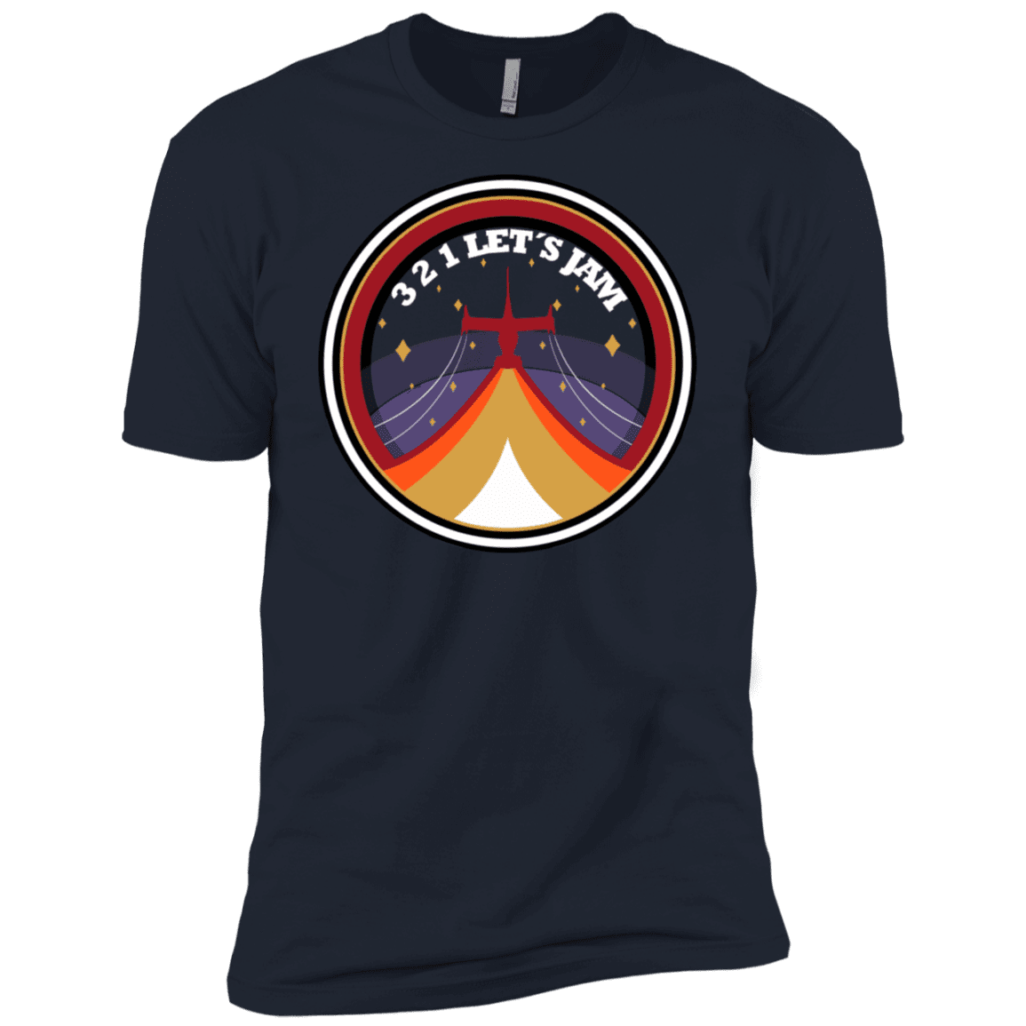 T-Shirts Midnight Navy / X-Small 3 2 1 Lets Jam Men's Premium T-Shirt