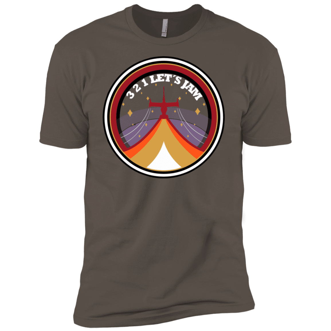 T-Shirts Warm Grey / X-Small 3 2 1 Lets Jam Men's Premium T-Shirt