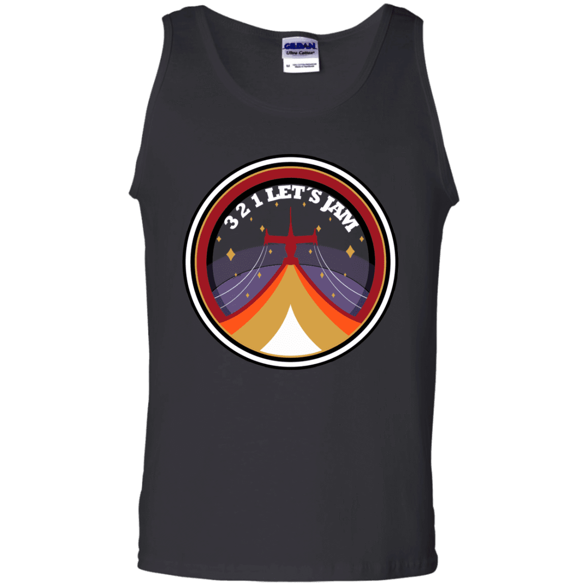 T-Shirts Black / S 3 2 1 Lets Jam Men's Tank Top