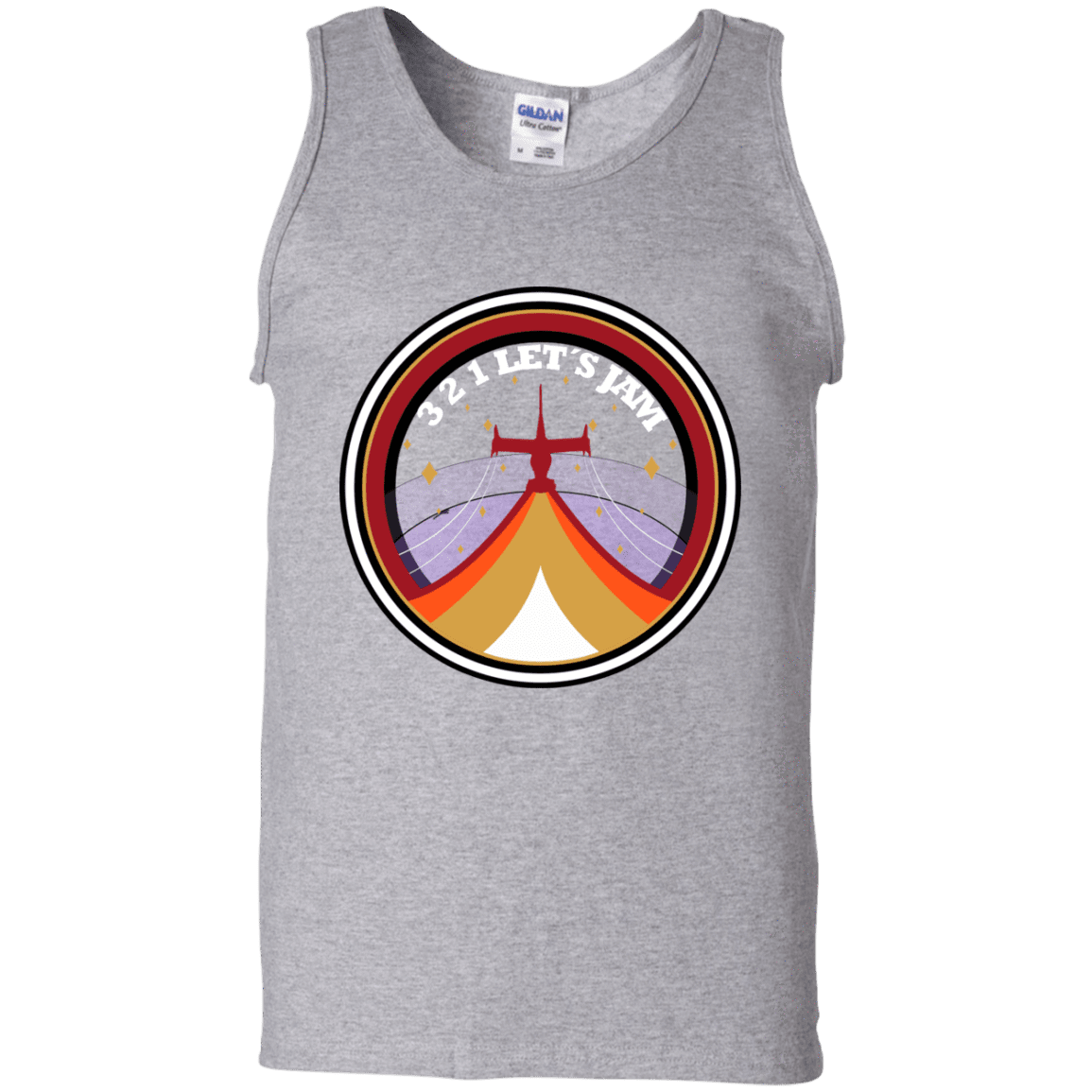 T-Shirts Sport Grey / S 3 2 1 Lets Jam Men's Tank Top