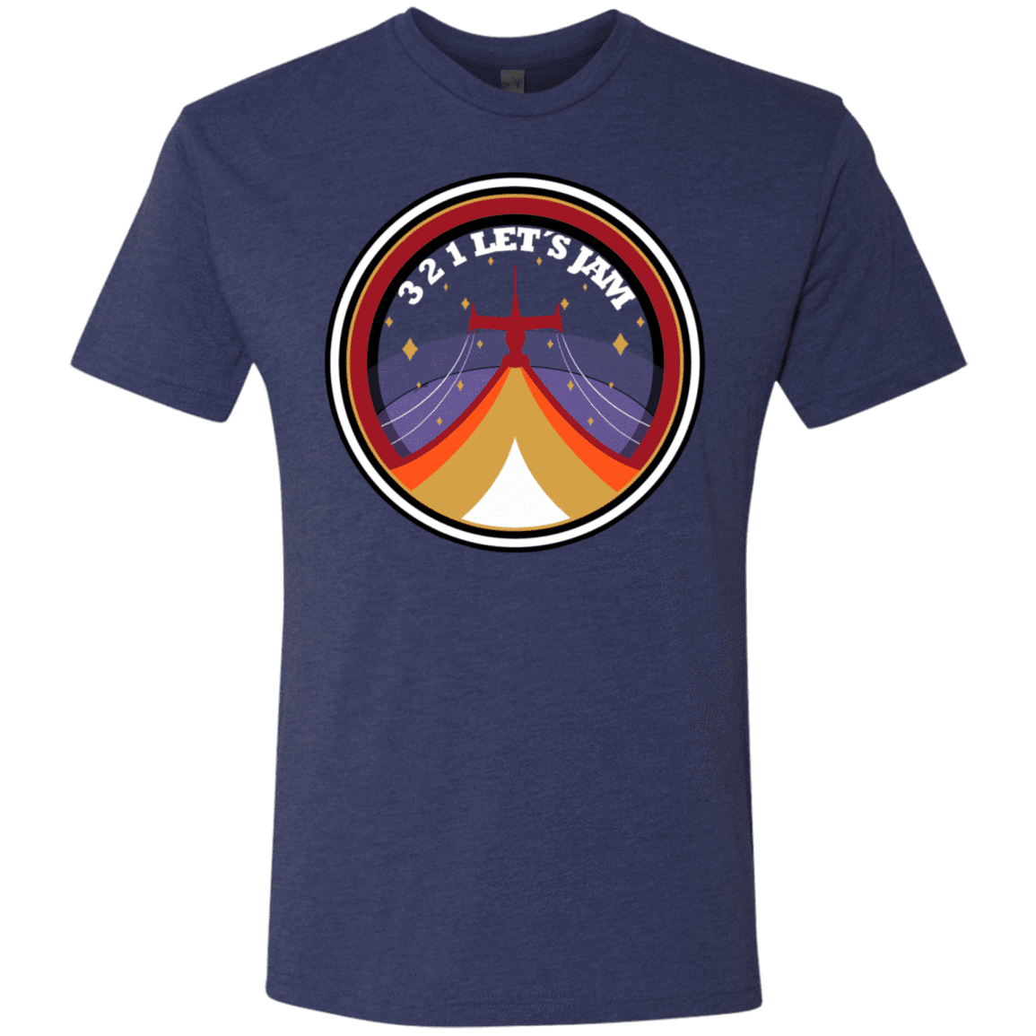 T-Shirts Vintage Navy / S 3 2 1 Lets Jam Men's Triblend T-Shirt