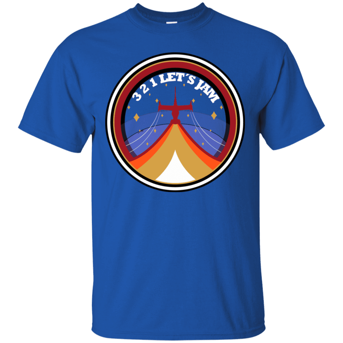 T-Shirts Royal / S 3 2 1 Lets Jam T-Shirt