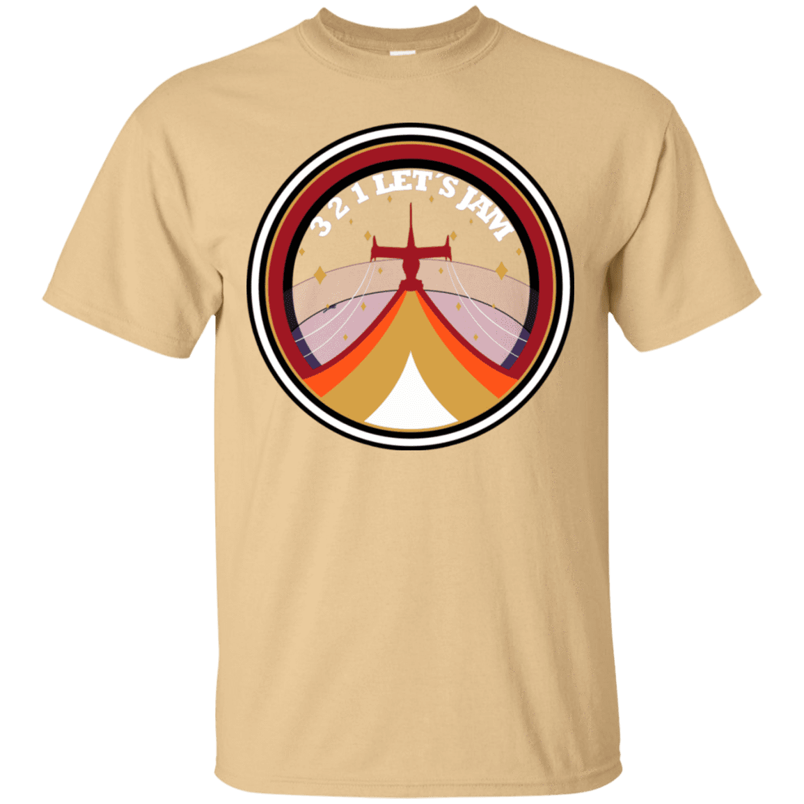 T-Shirts Vegas Gold / S 3 2 1 Lets Jam T-Shirt